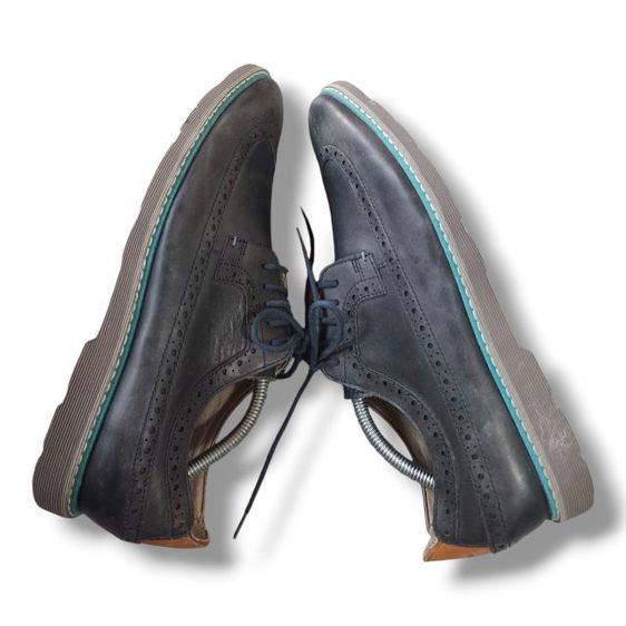 Clarks England รองเท้าหนังนูบัคแบบ  ทรงยาวsize uk8.5 us 9.5 eu42.5 26.5-27cm. รูปที่ 7