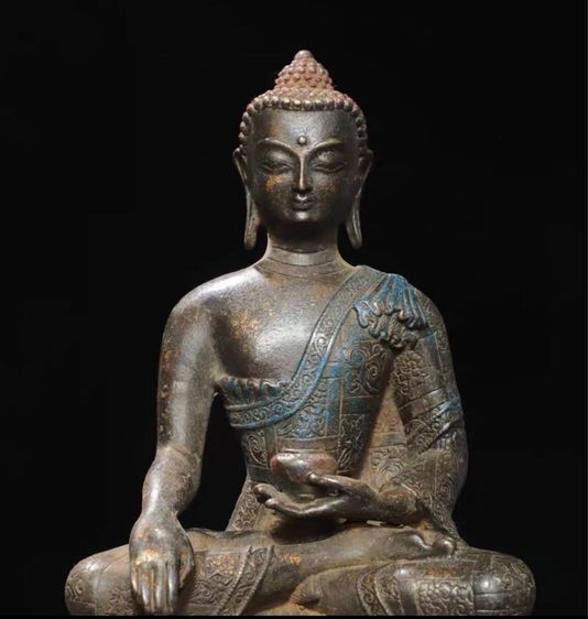 🕉️ พระพุทธรูปศากยมุนีเก่าโบราณทิเบต 