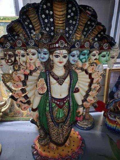 พระนารายณ์เปิดโลก สูง28นิ้ว กว้าง21นิ้ว รูปที่ 3