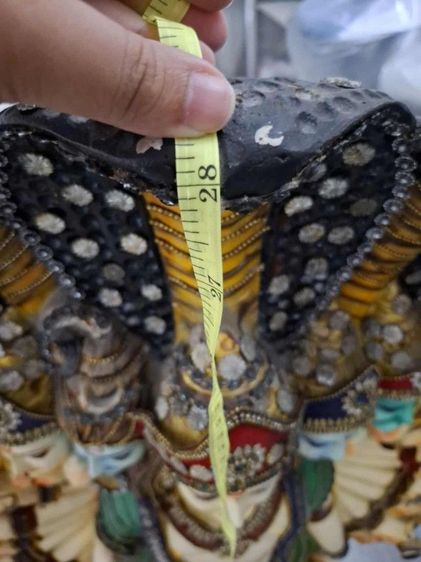 พระนารายณ์เปิดโลก สูง28นิ้ว กว้าง21นิ้ว รูปที่ 5