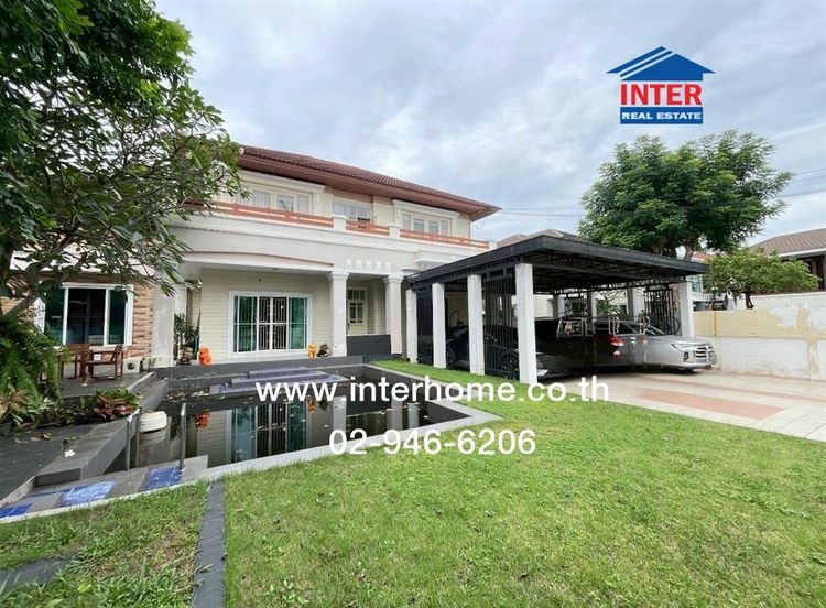 บ้านเดี่ยว 2 ชั้น 198 ตร.ว. หมู่บ้านมณีรินทร์ เอ็กคลูซีฟ ซอยบ้านกลาง1-4 ถนนรังสิต-ปทุมธานี ถนนพหลโยธิน เมืองปทุมธานี ปทุมธานี รูปที่ 2