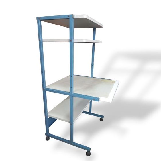 ขาว ไม้ โต๊ะคอมพิวเตอร์ โต๊ะคอมมือ2