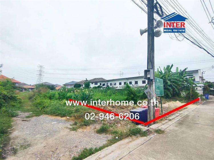 ที่ดินเปล่า 206 ตร.ว. ที่ดิน ถนนประชาชื่น ซอยหมู่บ้านทรัพย์วัฒนะ ถนนประชาชื่น ถนนเลียบคลองประปา ปากเกร็ด นนทบุรี รูปที่ 2