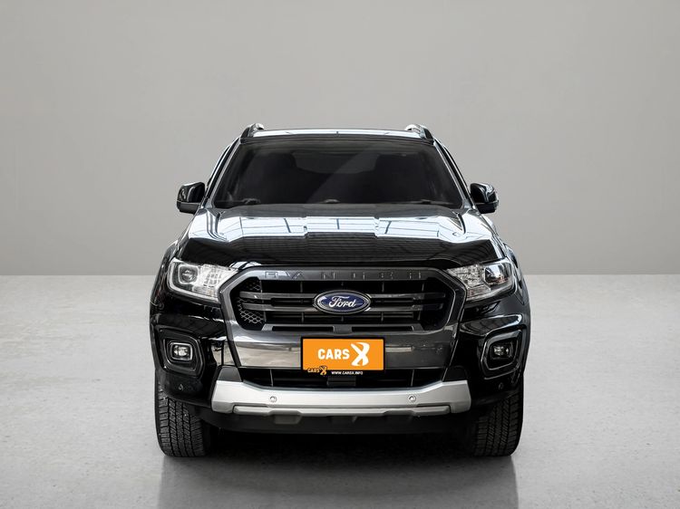 Ford Ranger 2020 2.0 Bi-Turbo Hi-Rider Wildtrak Pickup ดีเซล ไม่ติดแก๊ส เกียร์อัตโนมัติ ดำ รูปที่ 3