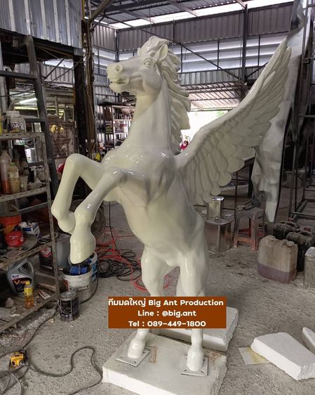 รูปปั้นม้าเพกาซัส (ม้าติดปีก) รูปที่ 2