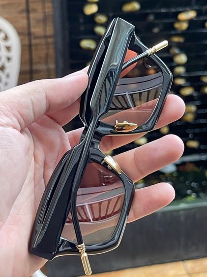 แว่นกันแดด Pin OPTICAL เฟรมดำ รูปที่ 7