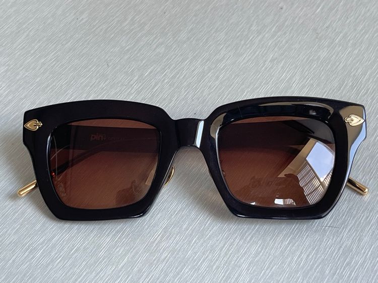 แว่นกันแดด Pin OPTICAL เฟรมดำ รูปที่ 10