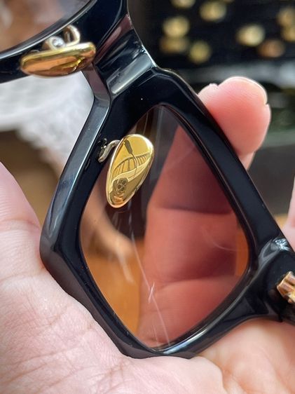 แว่นกันแดด Pin OPTICAL เฟรมดำ รูปที่ 5