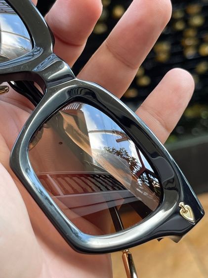 แว่นกันแดด Pin OPTICAL เฟรมดำ รูปที่ 3