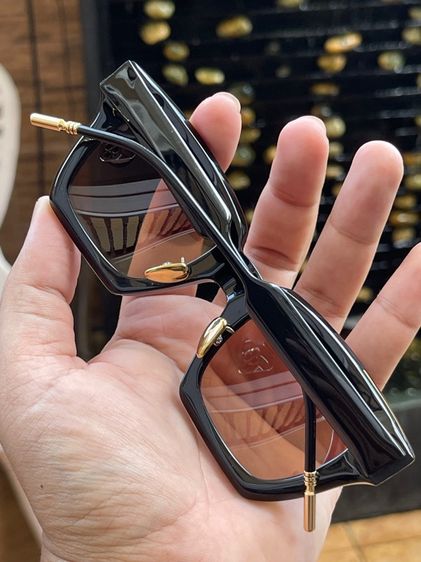 แว่นกันแดด Pin OPTICAL เฟรมดำ รูปที่ 8