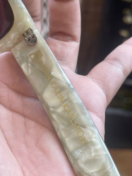 แว่นกันแดด ANNA-KARIN KARLSSON เฟรมลายงู ทรงสวย รูปที่ 5