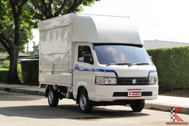 Suzuki Carry 2024 1.5 Pickup เบนซิน ไม่ติดแก๊ส เกียร์ธรรมดา ขาว รูปที่ 2