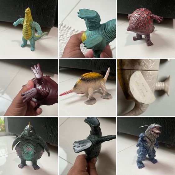 ตุ๊กตา ไวนิลอ่อน ของสัตว์ประหลาด จากซีรีส์ อุลตร้าแมน ขายเหมา 63 ตัว