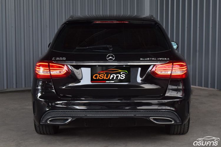 Mercedes-Benz C-Class 2015 C300 Sedan ดีเซล ไม่ติดแก๊ส เกียร์อัตโนมัติ ดำ รูปที่ 4