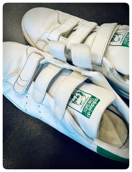 ขาว หนังแท้ รองเท้าผ้าใบadidas Stan Smith