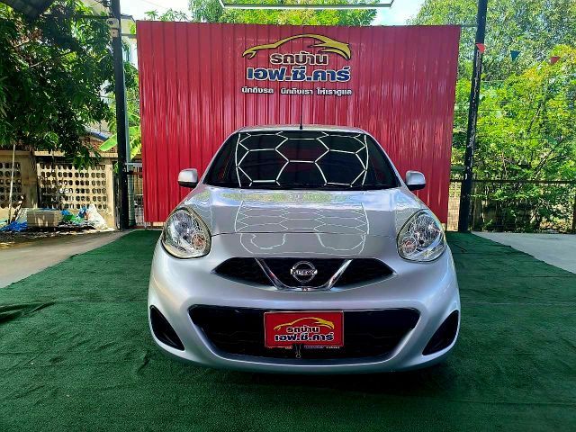Nissan March 2017 1.2 E Sedan เบนซิน ไม่ติดแก๊ส เกียร์อัตโนมัติ บรอนซ์เงิน รูปที่ 2