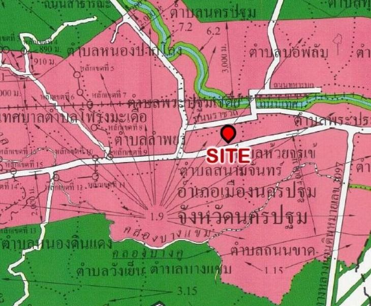 ขายที่ดิน 3 ไร่ ติดถนนเพชรเกษม ข้างโลตัสนครปฐม เจ้าของขายเอง รูปที่ 4