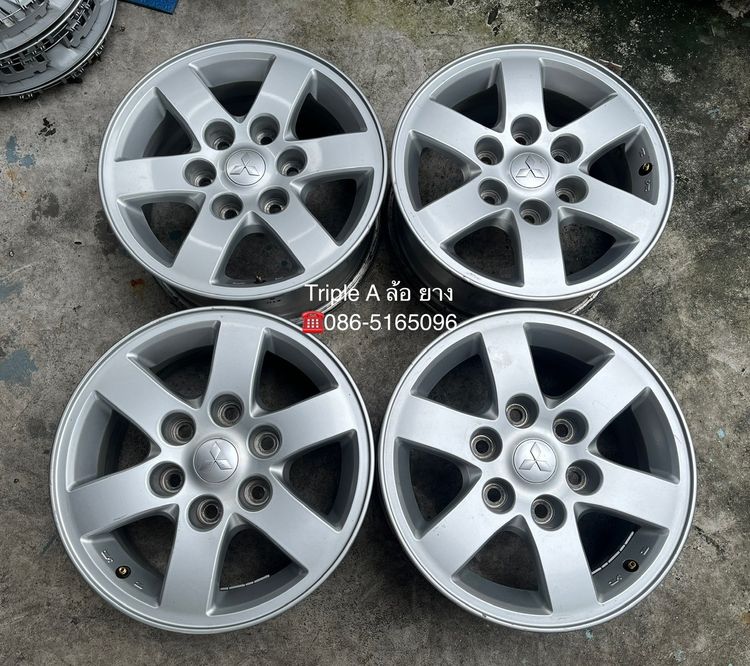 ✨ล้อแม็ก 6รู139✨Mitsu Triton ขอบ 16💖สภาพสวย💖 รูปที่ 7