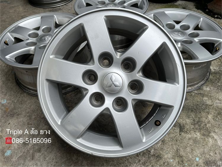 ✨ล้อแม็ก 6รู139✨Mitsu Triton ขอบ 16💖สภาพสวย💖 รูปที่ 2