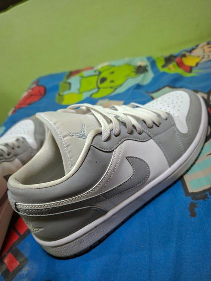 รองเท้า Air Jordan 1 Low สี Wolf Grey  รูปที่ 5