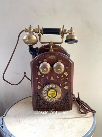 โทรศัพท์ หมุน แขวนผนัง ทรงคลาสสิคสะสมA2