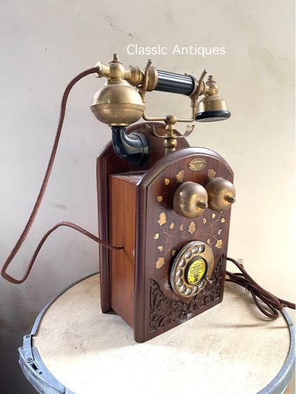 โทรศัพท์ หมุน แขวนผนัง ทรงคลาสสิคสะสมA2 รูปที่ 5