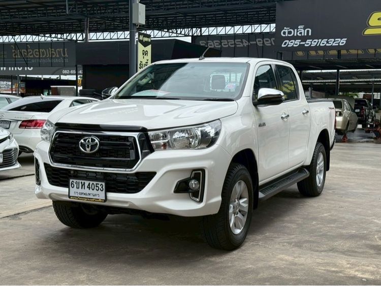 Toyota Hilux Revo 2018 2.4 J Plus Prerunner Pickup ดีเซล ไม่ติดแก๊ส เกียร์ธรรมดา ขาว รูปที่ 2