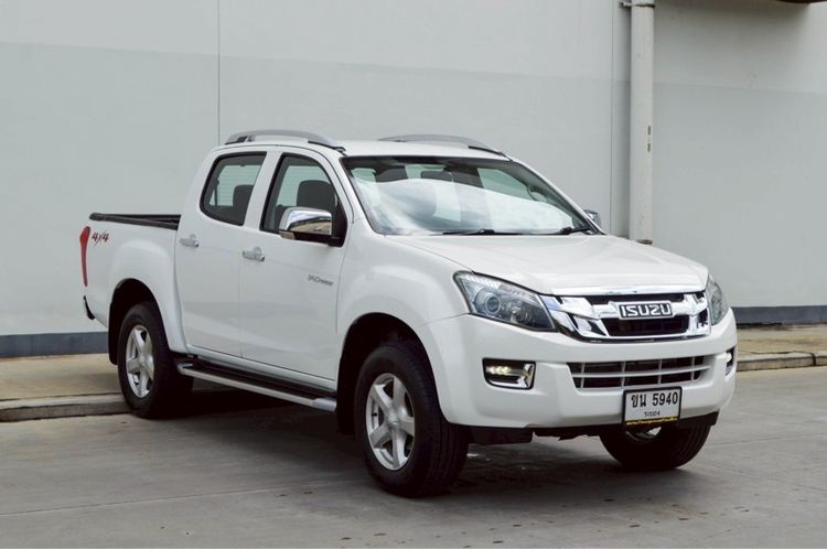Isuzu D-MAX 2014 3.0 V-Cross Z Prestige 4WD Pickup ดีเซล ไม่ติดแก๊ส เกียร์ธรรมดา ขาว รูปที่ 3