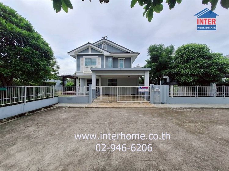 บ้านเดี่ยว 2 ชั้น 81.5 ตร.ว. หมู่บ้านวิลลาจจิโอ ศรีนครินทร์–บางนา ถนนบางนา-ตราด ถนนศรีนครินทร์ บางพลี สมุทรปราการ