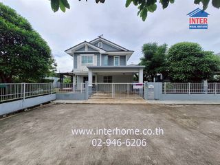 บ้านเดี่ยว 2 ชั้น 81.5 ตร.ว. หมู่บ้านวิลลาจจิโอ ศรีนครินทร์–บางนา ถนนบางนา-ตราด ถนนศรีนครินทร์ บางพลี สมุทรปราการ