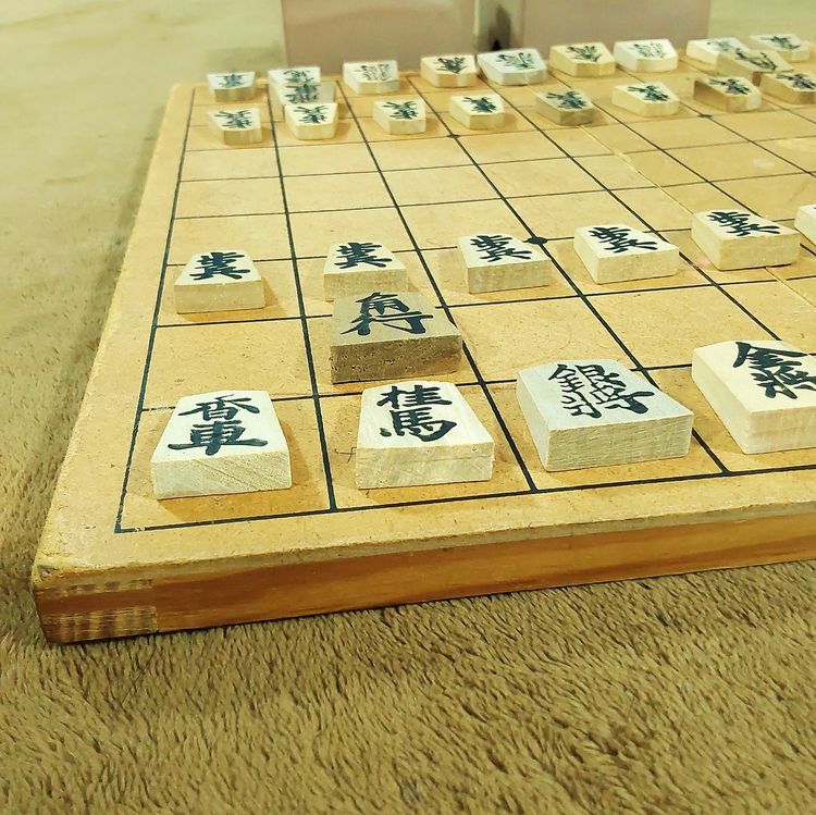 🇯🇵♟️♞♛ SHOGI โชหงิ หมากรุกญี่ปุ่น มือสอง กระดานพับล็อคแม่เหล็ก แท้ญี่ปุ่น Chess Board Game Magnet Lock Half Fold รูปที่ 4