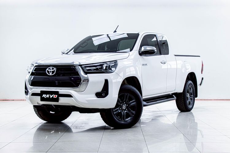Toyota Hilux Revo 2021 Smart Cab 2.4 Entry Prerunner Pickup ดีเซล ไม่ติดแก๊ส เกียร์ธรรมดา ขาว รูปที่ 4