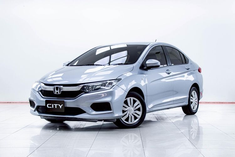 Honda City 2017 1.5 S Sedan เบนซิน ไม่ติดแก๊ส เกียร์อัตโนมัติ เทา