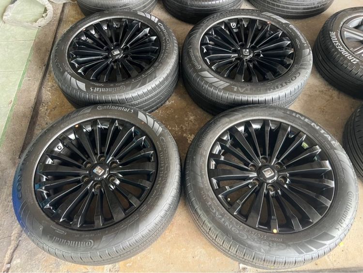 แม็กแท้ GWM TANK 500 ขอบ20 6รู139 สีดำแท้โรงงาน ไม่มีรอย  พร้อมยาง Continental Crosscontact RX 265-50-20 ปี25 รูปที่ 2