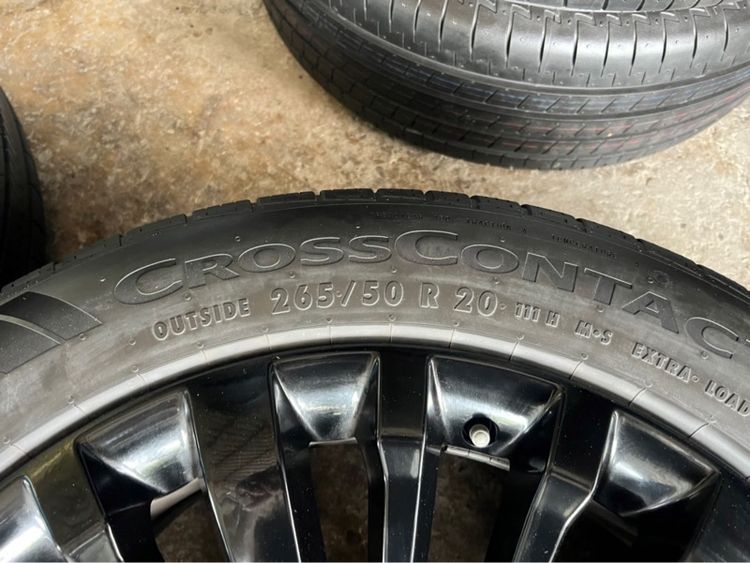 แม็กแท้ GWM TANK 500 ขอบ20 6รู139 สีดำแท้โรงงาน ไม่มีรอย  พร้อมยาง Continental Crosscontact RX 265-50-20 ปี25 รูปที่ 9