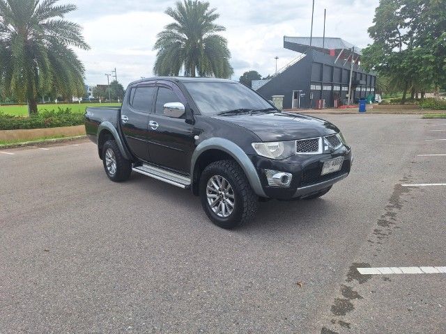 Mitsubishi Triton 2011 2.5 Plus GLS VG Turbo Pickup ดีเซล ไม่ติดแก๊ส เกียร์อัตโนมัติ ดำ รูปที่ 4