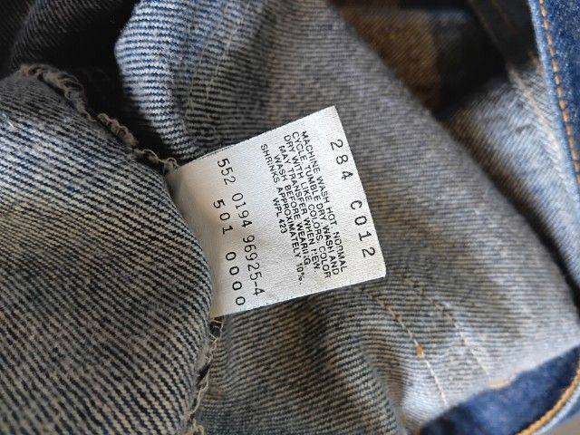 Vintage Levi’s 501XX Button Fly Size 36 รูปที่ 9
