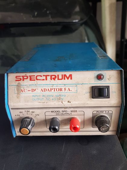 หม้อแปลงไฟ 5A ปรับไฟได้ 4.5-12 DCV. สภาพสวย