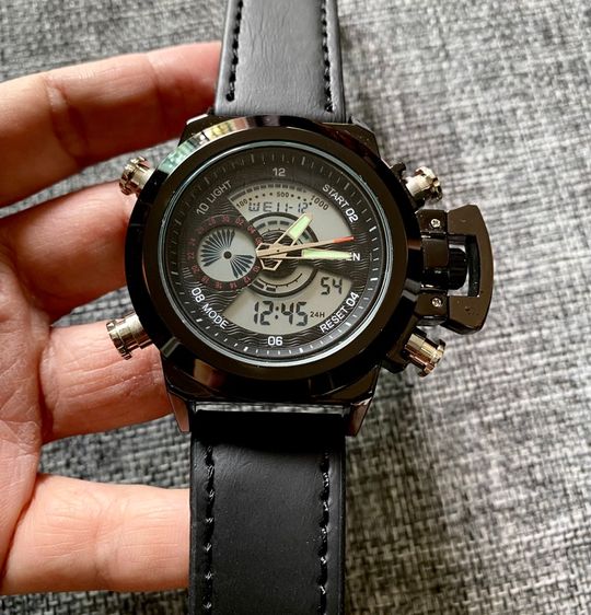 Digital Watch สายหนัง สินค้าใหม่ รูปที่ 3