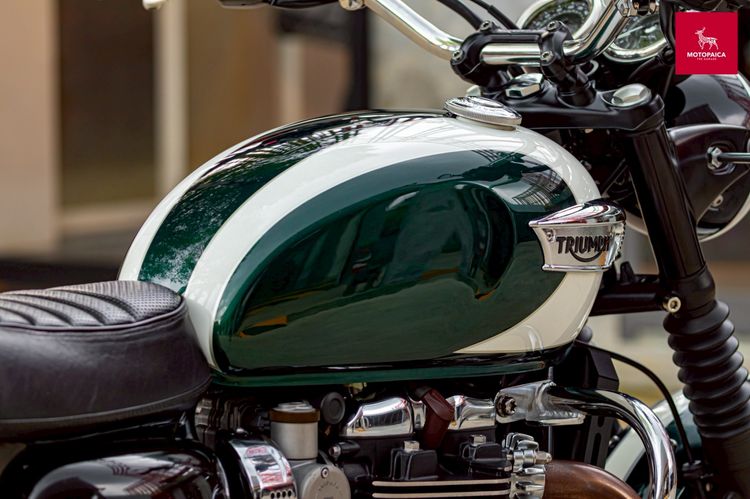Triumph Bonneville T120 ปี2017 สีทูโทน วิ่ง30,000Km ท่อBC โช๊คFOX รูปที่ 16