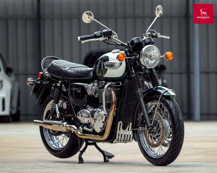Triumph Bonneville T120 ปี2017 สีทูโทน วิ่ง30,000Km ท่อBC โช๊คFOX