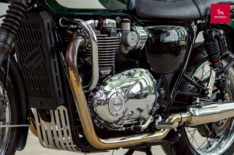 Triumph Bonneville T120 ปี2017 สีทูโทน วิ่ง30,000Km ท่อBC โช๊คFOX รูปที่ 10