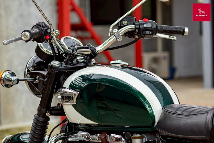 Triumph Bonneville T120 ปี2017 สีทูโทน วิ่ง30,000Km ท่อBC โช๊คFOX รูปที่ 15