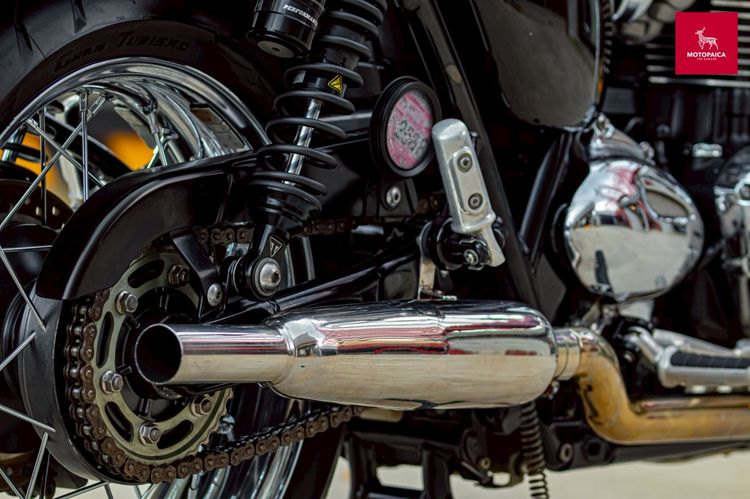 Triumph Bonneville T120 ปี2017 สีทูโทน วิ่ง30,000Km ท่อBC โช๊คFOX รูปที่ 7
