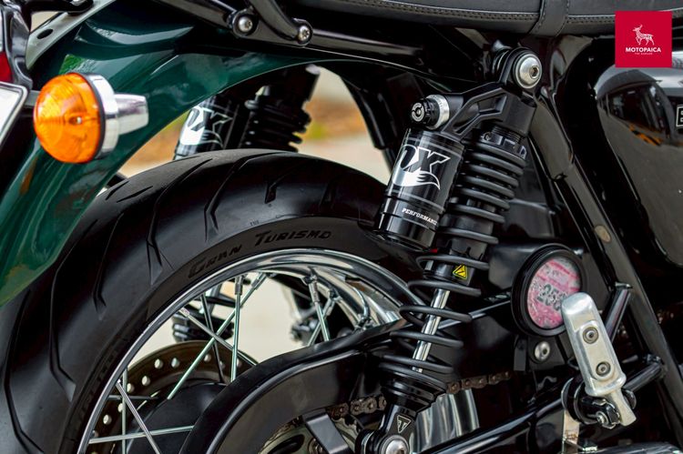 Triumph Bonneville T120 ปี2017 สีทูโทน วิ่ง30,000Km ท่อBC โช๊คFOX รูปที่ 8