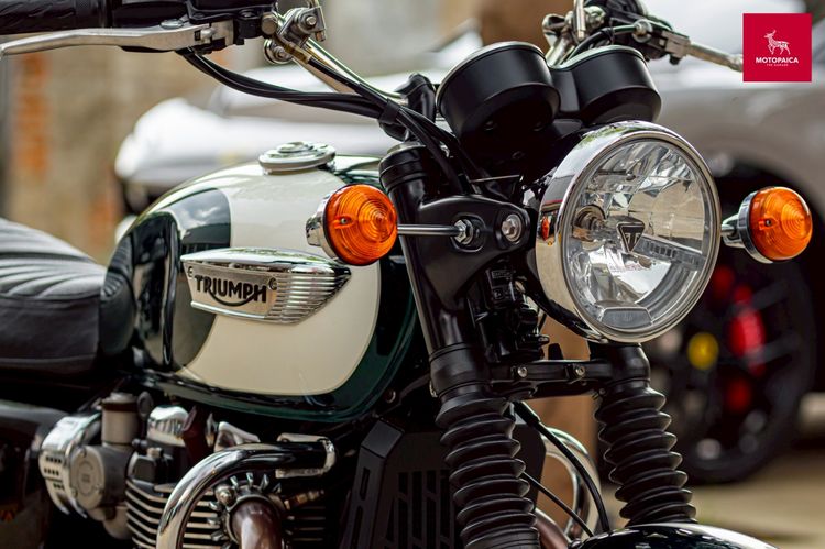 Triumph Bonneville T120 ปี2017 สีทูโทน วิ่ง30,000Km ท่อBC โช๊คFOX รูปที่ 14