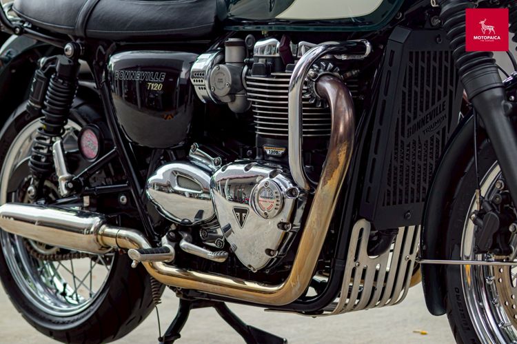 Triumph Bonneville T120 ปี2017 สีทูโทน วิ่ง30,000Km ท่อBC โช๊คFOX รูปที่ 9