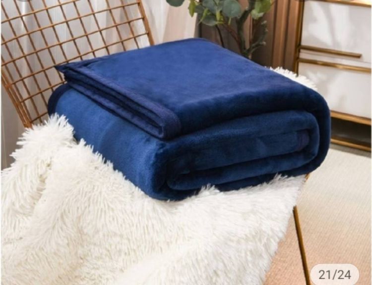 ผ้าห่ม ปูที่นอน นาโน 7ฟุต (หลายสี) 120 บาท จาก 190 บาท นุ่ม ซักแห้งง่าย  รูปที่ 3