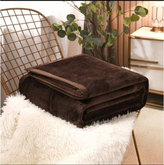 ผ้าห่ม ปูที่นอน นาโน 7ฟุต (หลายสี) 120 บาท จาก 190 บาท นุ่ม ซักแห้งง่าย  รูปที่ 10