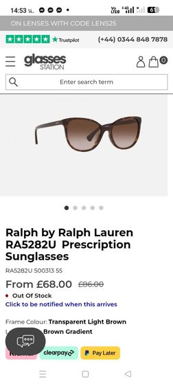 กรอบแว่นตาแบรนด์ Ralph Lauren รุ่น RA5282U แท้ ขนาด 55-18-140 mm.เฟรมสีน้ำตาลลายกระข้างในก้านมีการเสริมเหล็กทนทานและเบาสภาพไม่มีชำรุดและหัก รูปที่ 2